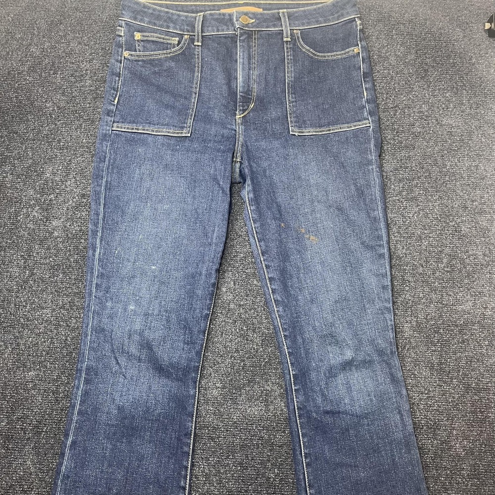 Y2K Joe's Jeans Womens 31 Blue Flared Micro‎ Flare High Rise Slim Stretch Denim
